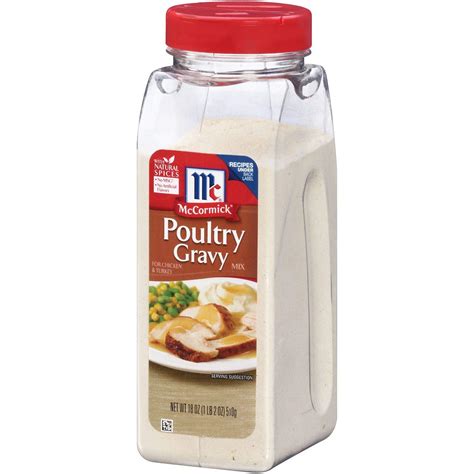 Mccormick Poultry Gravy Mix - 1lb 2oz | Delicious Homemade Gravy Blend ...
