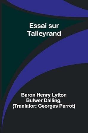 Buy Essai sur Talleyrand Book Online at Low Prices in India | Essai sur ...