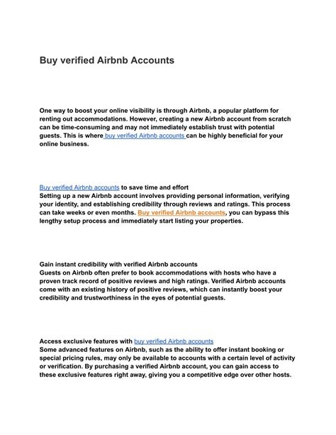 Buy Verified Airbnb Accounts