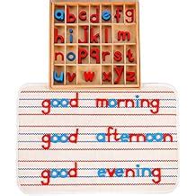 Kghios Montessori Wood Small Movable Alphabet with India | Ubuy