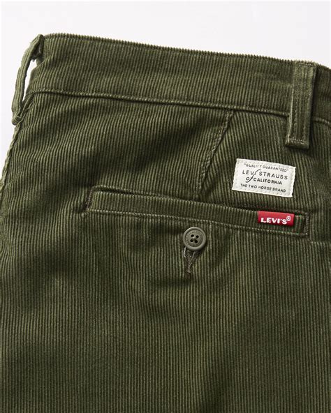 Xx Chino Standard Taper Fit Corduroy Men's Pants - Green | Levi's® US