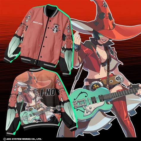 GUILTY GEAR STRIVE I-NO LIGHTWEIGHT BOMBER (PRE ORDER) – Nerds Clothing