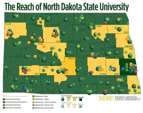The Reach of NDSU | Office of the President | NDSU