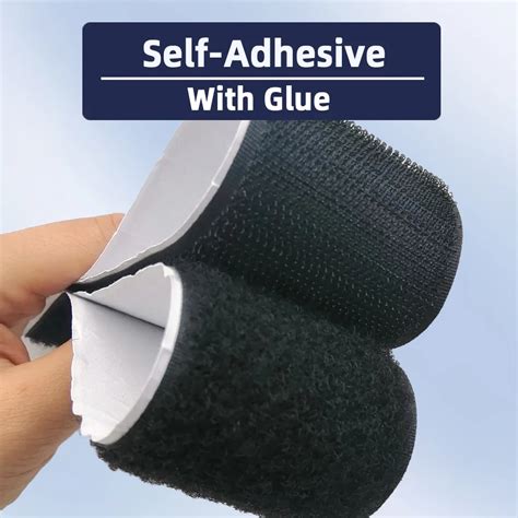 Baiann 1M Strong Self adhesive Hook and Loop Fastener Tape nylon ...