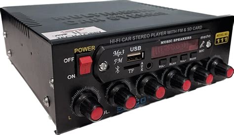 Tech-lobby® TDA 4440 DUAL IC 12V DC Support AMPLFIEIR with Remote USB ...