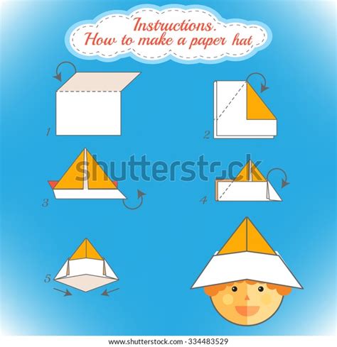 Image result for Paper Hat Tutorial