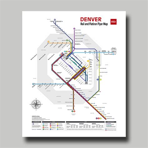 Denver Lightrail Map