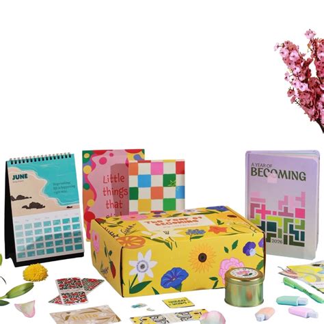 Ekaami 2026 Premium Stationery Hamper Set, Hardbound Planner with ...