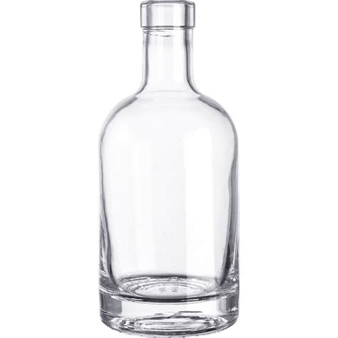 375 ml Clear Glass Nordic Liquor Bottle, Bar Top, 12/cs