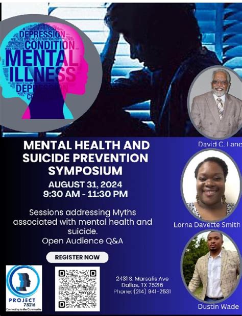 Join us for a conversation on Mental Health and Suicide Prevention ...