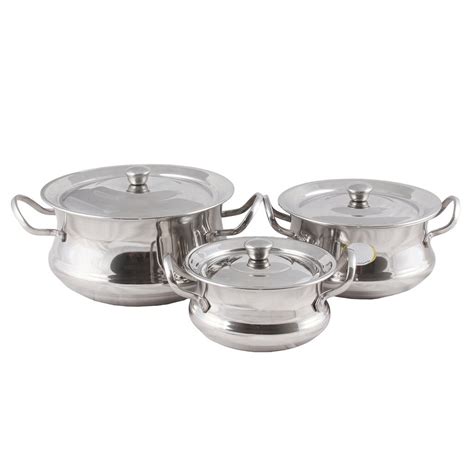 Buy Cook Tab Kitchen Spice Cook and Serve Cookware Set - Stainless ...
