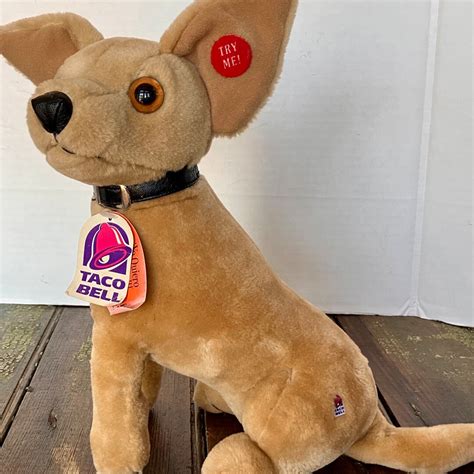 Gidget the TALKING Taco Bell Chihuahua PLUSH Battery Operated - Etsy