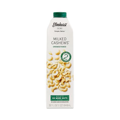 Elmhurst Unsweetened Milked Cashews | Thrive Market