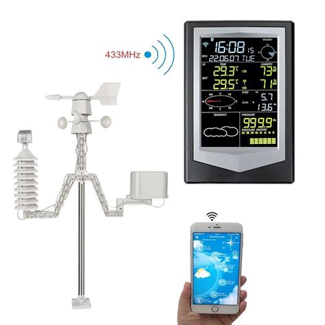 Real Instruments WiFi Wireless Outdoor Sensor Rain Gauge temperature h