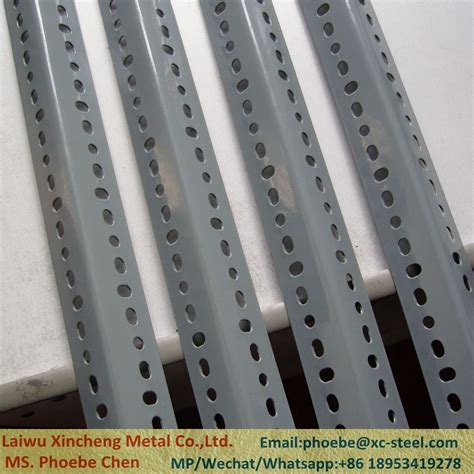 China Grey Color Dexion Design Equal Type Steel Slotted Angle Bar ...