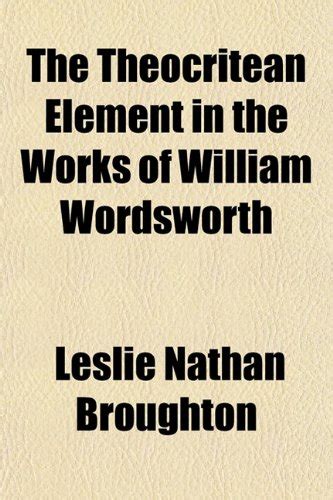 Amazon.in: Buy The Theocritean Element in the Works of William ...