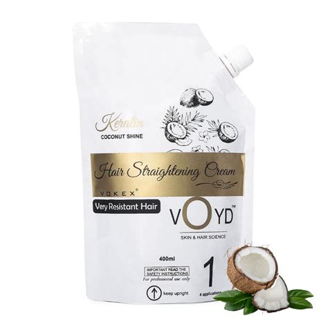 VOYD Professional Hair Straightening Cream | Keratin Treatment For ...