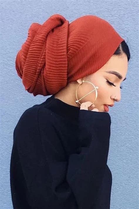 Pleated Chiffon Kerchief – myslady | Estilos de pañuelos de cabeza ...