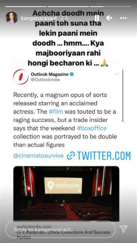 Kangana Ranaut Raises Doubts On 'Gangubai Kathiawai' Box Office ...