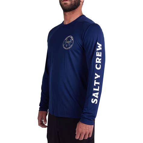 Salty Crew Blue Crabber Long-Sleeve Sunshirt - Men's - Clothing