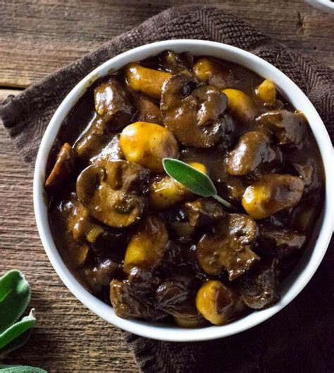 Mushroom and Beef Stew via Fox Valley Foodie | Beef and mushroom stew ...