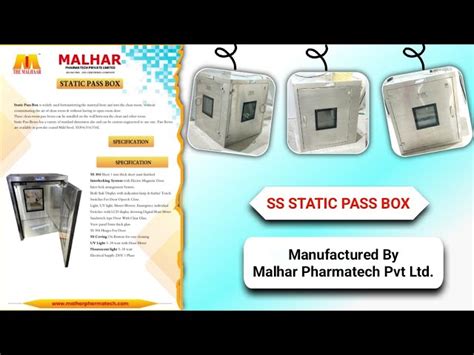 Pass Box - Static Pass Box Hatch Box Manufacturer from Palghar
