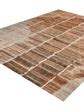 Hands CHIMERA Rust Beige Luxury Carpet - 100% Botanical Silk, Hand ...