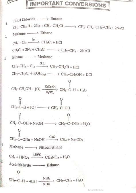 Image result for Conversion Reaction Class 12 Basics