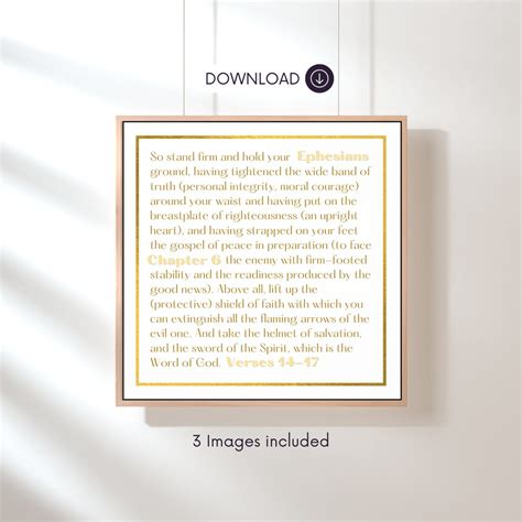 Buy Armor of God Alphabet and Art Children Room Decor Christian-based ...