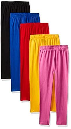 Cloth Theory Girls Regular Fit Leggings (Pack of 5)(iclg100_5 ...