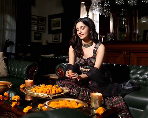 Shop Mighty Black Mirror Work Printed Chanderi Lehenga Set for Women ...