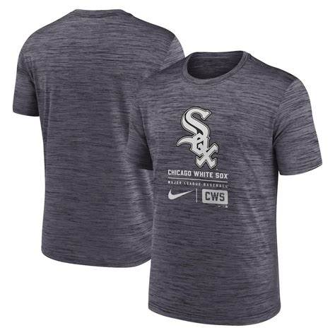 Nike® Chicago White Sox MLB Nike Chicago Sox Large Logo Velocity T ...