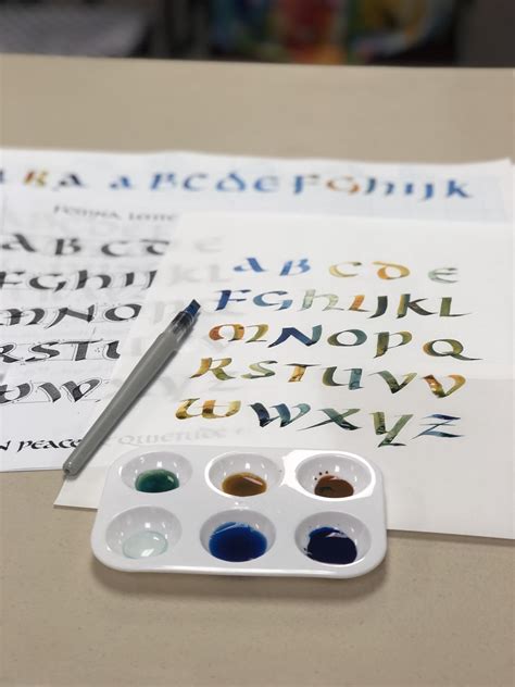 Image result for Writing Example of Parallel Pen 3.8 mm