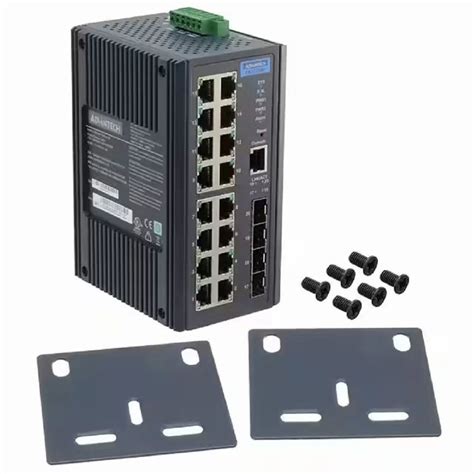 Industrial Ethernet - Advantech EKI-7428G-4X Managed Ethernet Switch ...