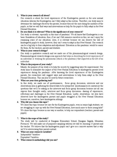 Image result for Research Proposal Questions Examples