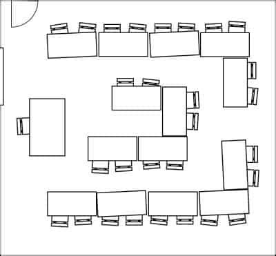 Image result for Classroom Table Layout