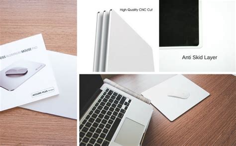 Texet XXL Aluminum Metal Mousepad Anti-Skid Mouse Pad Intensive Gaming ...