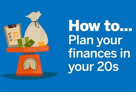 How to plan your finances in your 20s