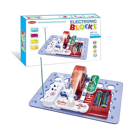 STEM Electrical Snap Circuit Set Electronic Building Blocks With Logic ...