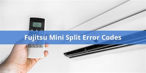 Image result for Fujitsu Mini Split Troubleshooting Codes