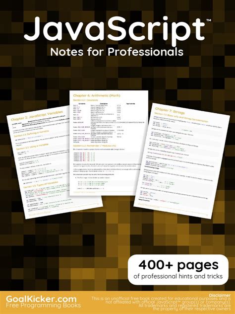 Image result for JavaScript Notes for Practice PDF