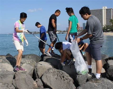Corps of Engineers Partners with Punahou JROTC to Clean Up Fort DeRussy ...