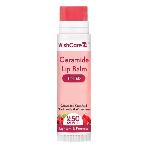 Buy WISHCARE CERAMIDE LIP BALM WITH SPF50 PA+++ - KOJIC ACID ...