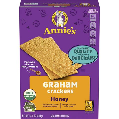 Annie's™ Organic Graham Crackers Box Honey Grahams (12 ct) 14.4 oz