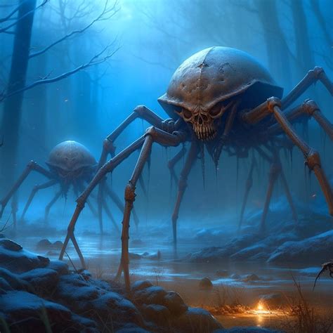 Undead. Bone Spiders. 15 by Karhaym on DeviantArt