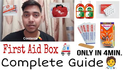 Contents of First Aid Box 的图像结果