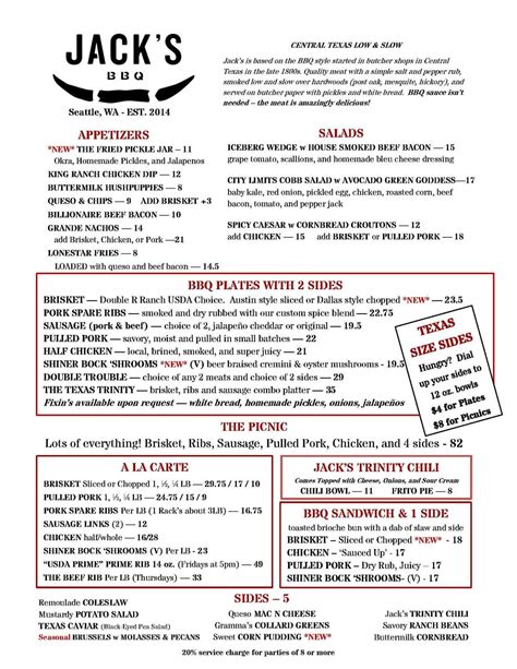 Image result for Jacks Menu Review