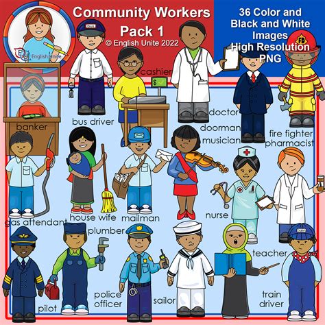 Community Helpers Clipart