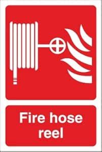 fire hose reel-Safety sign sticker, PVC waterproof sign sticker ...