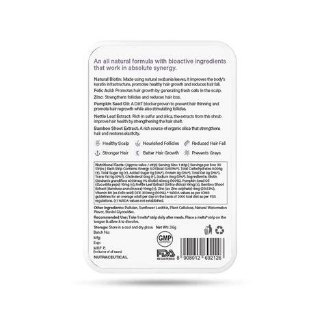 Wellbeing Nutrition Melts Into Healthy Hair Wholefood Biotin 4000 mcg ...
